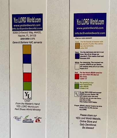 YES LORD World - Bookmark   20 for $10.00
