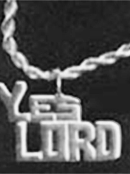 YES LORD Original Silver Pendant